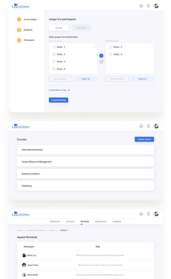 Collaborative Learning Platform for Students designs